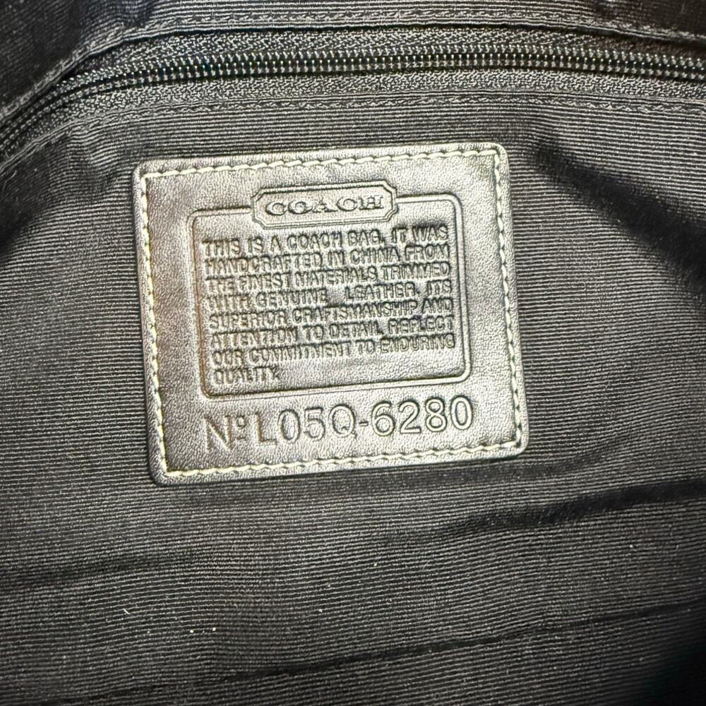 y2k COACH Vintage Black Soho Demi Flap 6280 Shoulder Bag - Picture 10 of 10